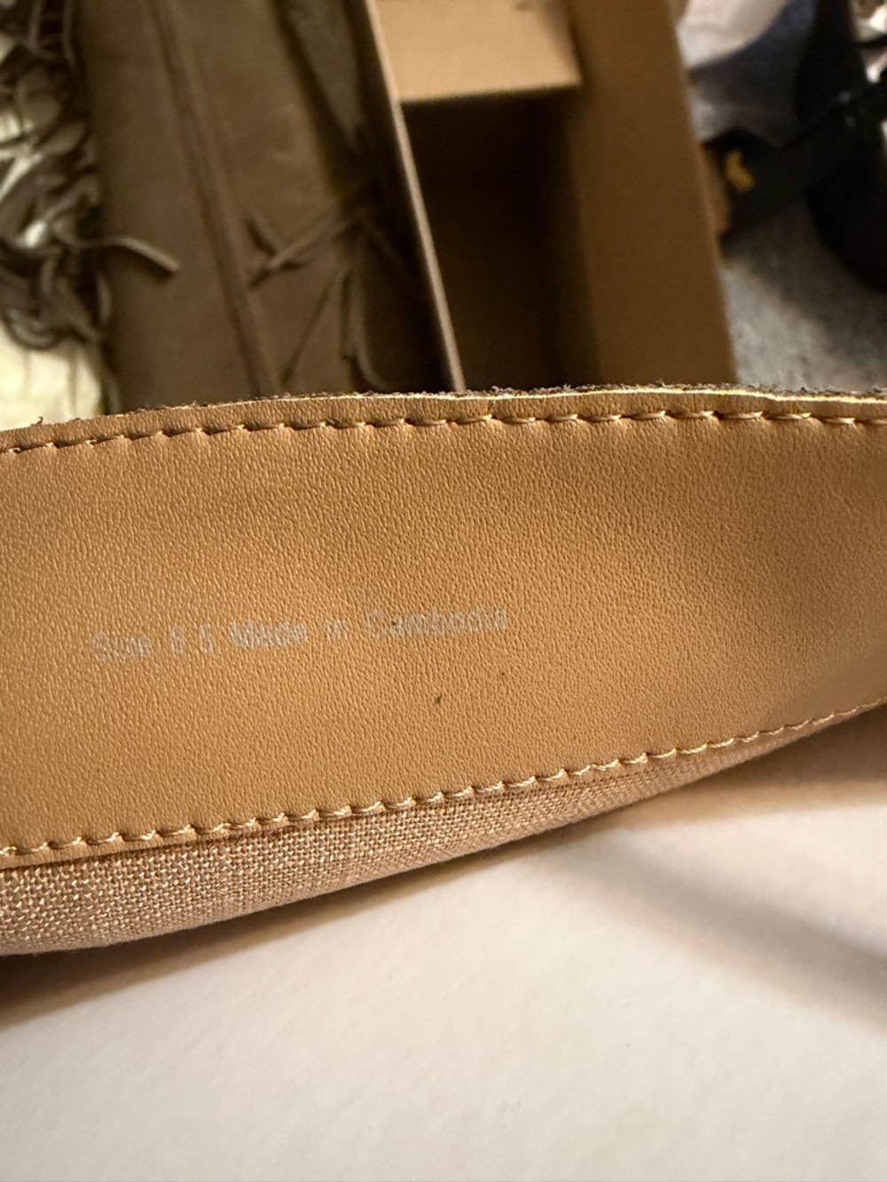 NIB DOLCE VITA Giano Suede Fringe Boots size 8.5
 reg $295 in Olive - Picture 6 of 9